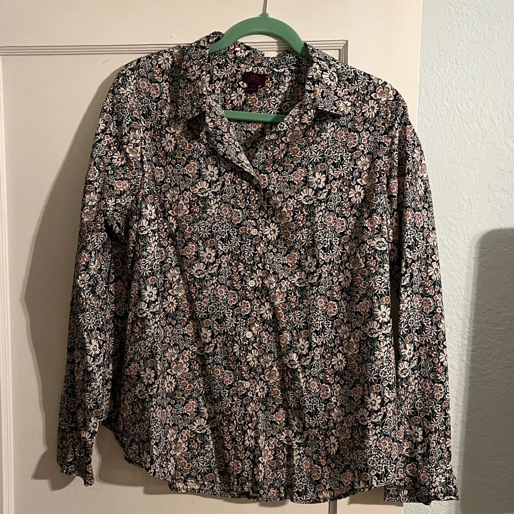 EUC JCrew x Liberty Womens Shirt, size 16